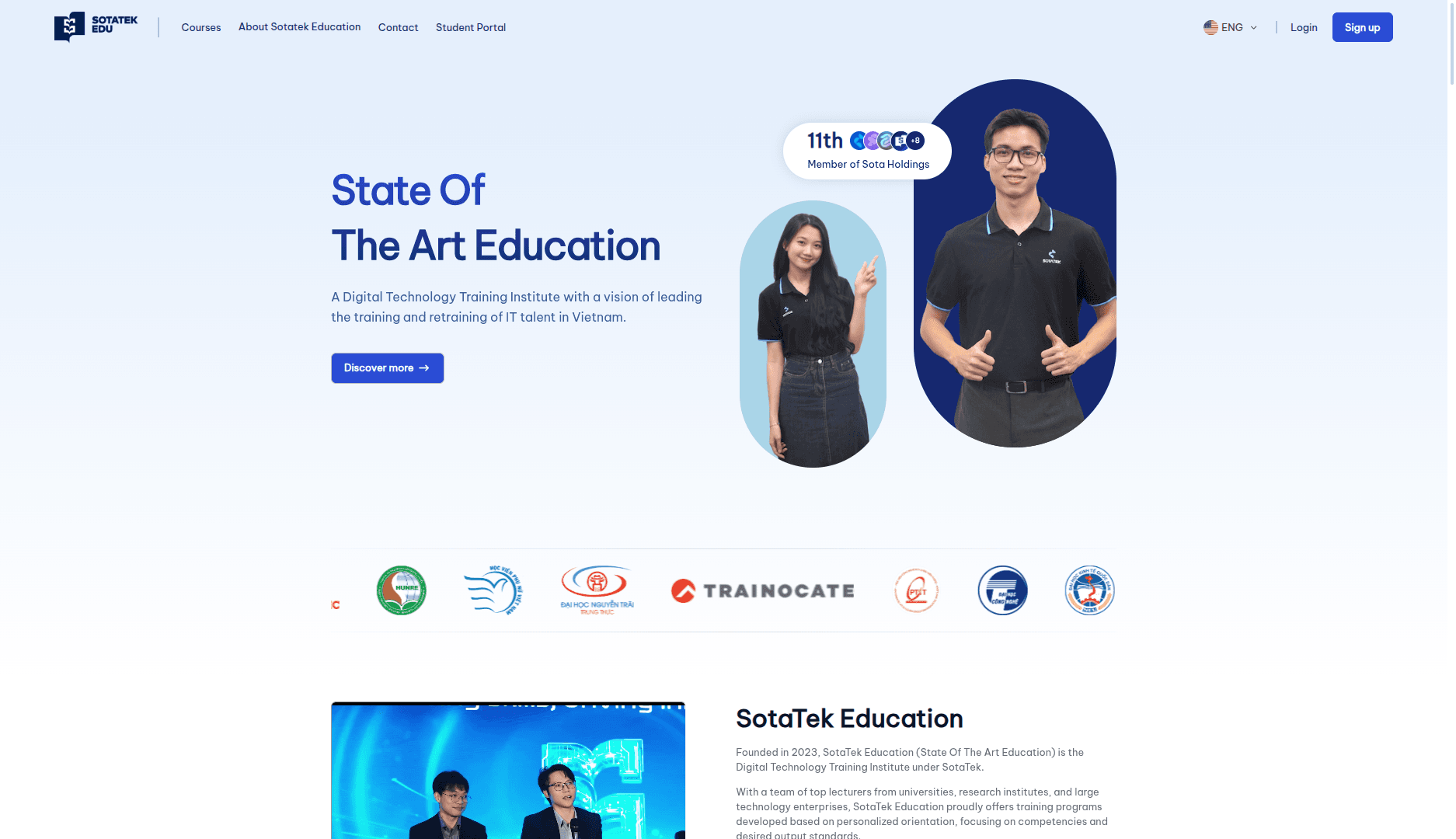 SotaTek Education - International Certification Management Platform